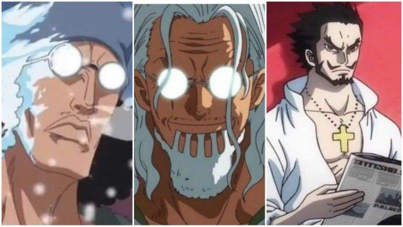 Kuzan, Rayleigh, Mihawk. (Dok. Toei Animation/One Piece)