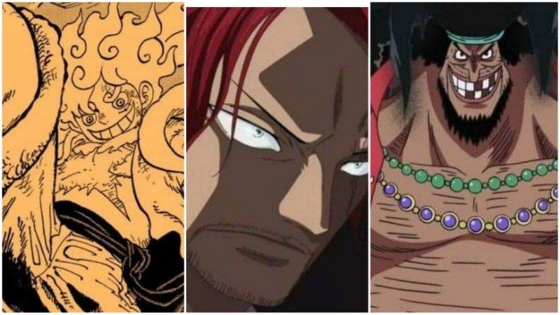 Gear 5 Luffy, Shanks, dan Kurohige. (Dok. Shueisha/One Piece)