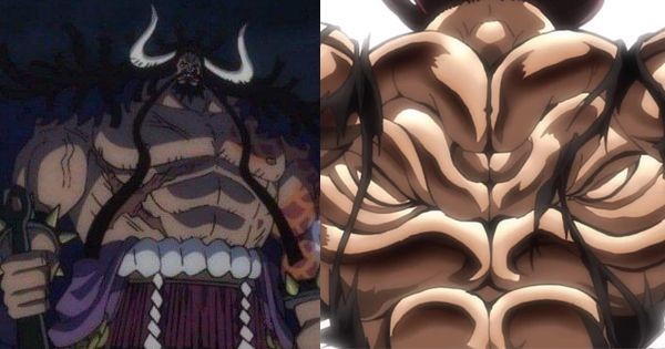 Unsur makhluk Oni pada penampilan fisik Kaido dan Yujiro