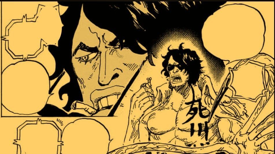 Wajah Aramaki alias Ryokugyu. (Dok. Shueisha/One Piece)