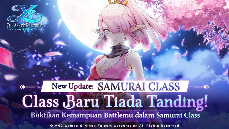 Update Terbaru Ys 6 Mobile, Karakter Samurai yang Sangat Kuat!