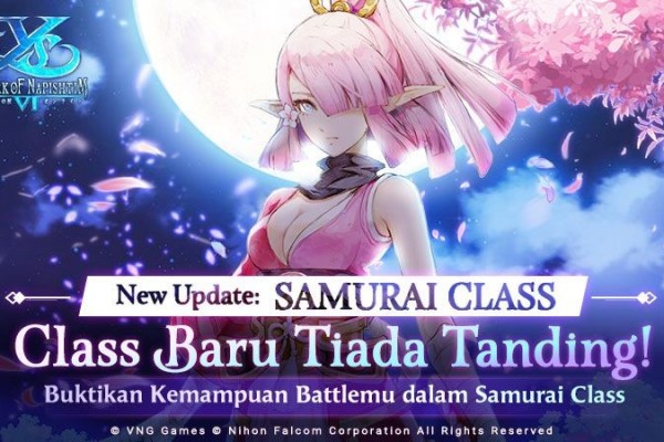 Update Terbaru Ys 6 Mobile, Karakter Samurai yang Sangat Kuat!