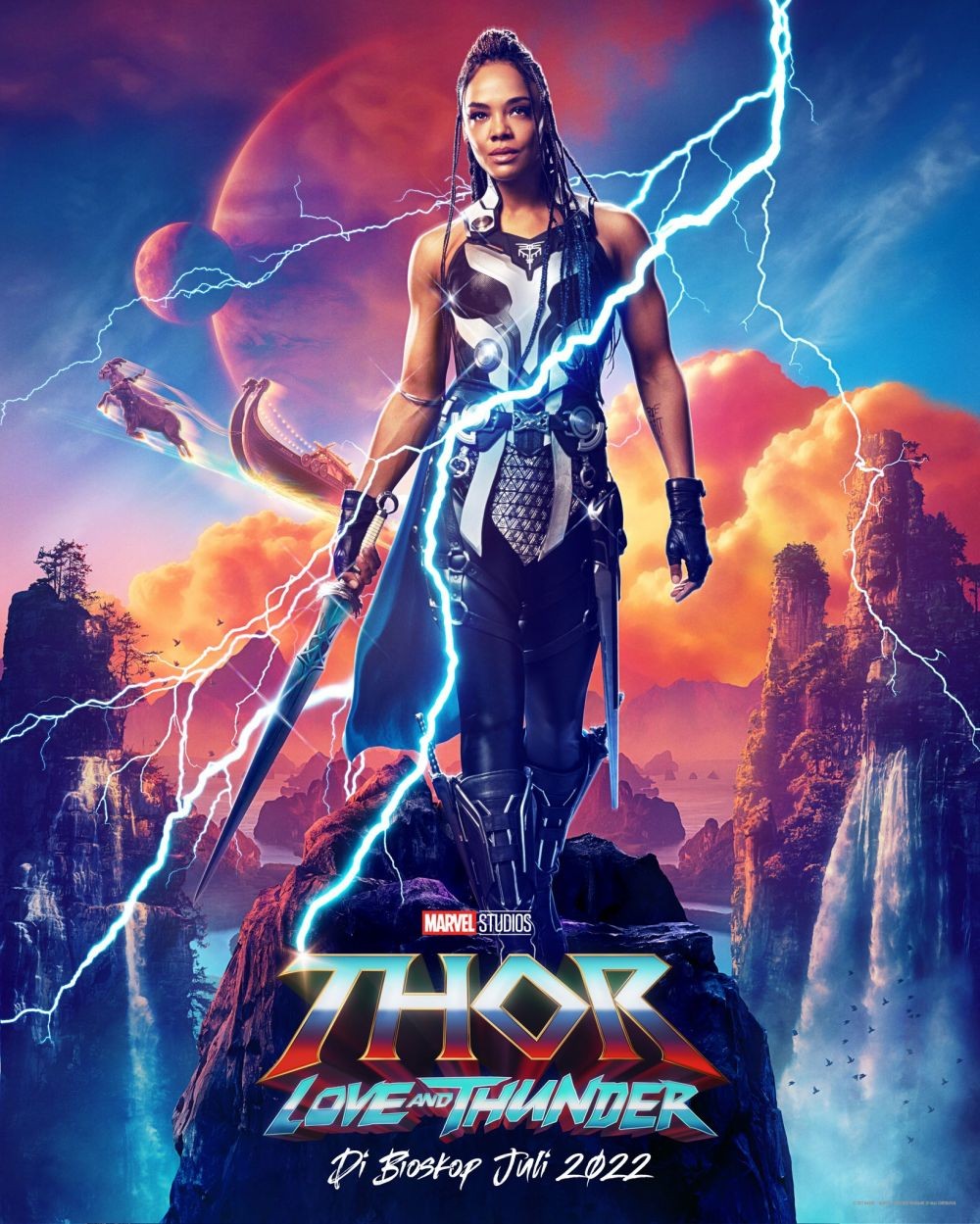 7 Poster Karakter Thor: Love and Thunder yang Dirilis Marvel