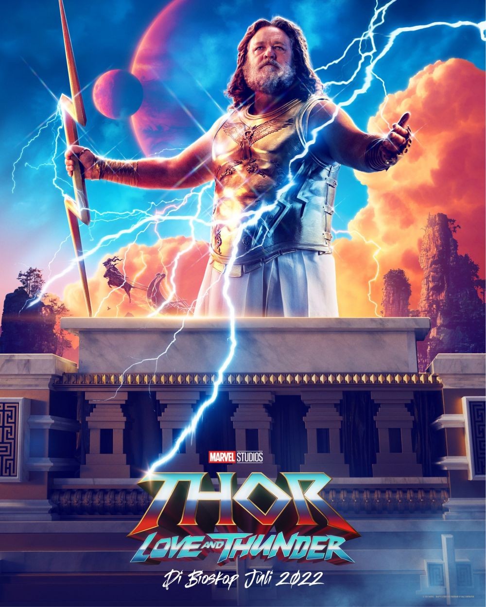 7 Poster Karakter Thor: Love and Thunder yang Dirilis Marvel