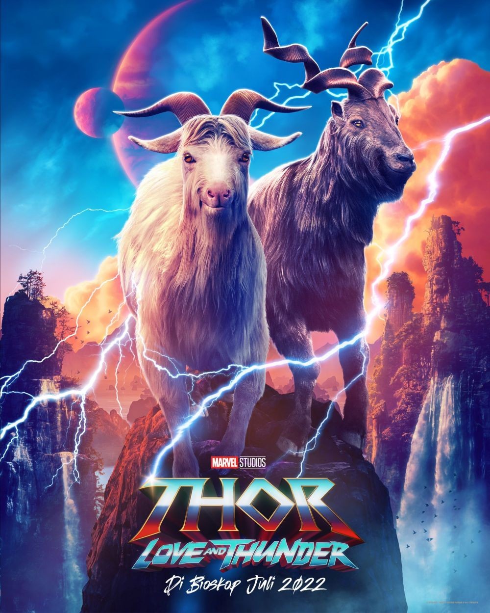 7 Poster Karakter Thor: Love and Thunder yang Dirilis Marvel