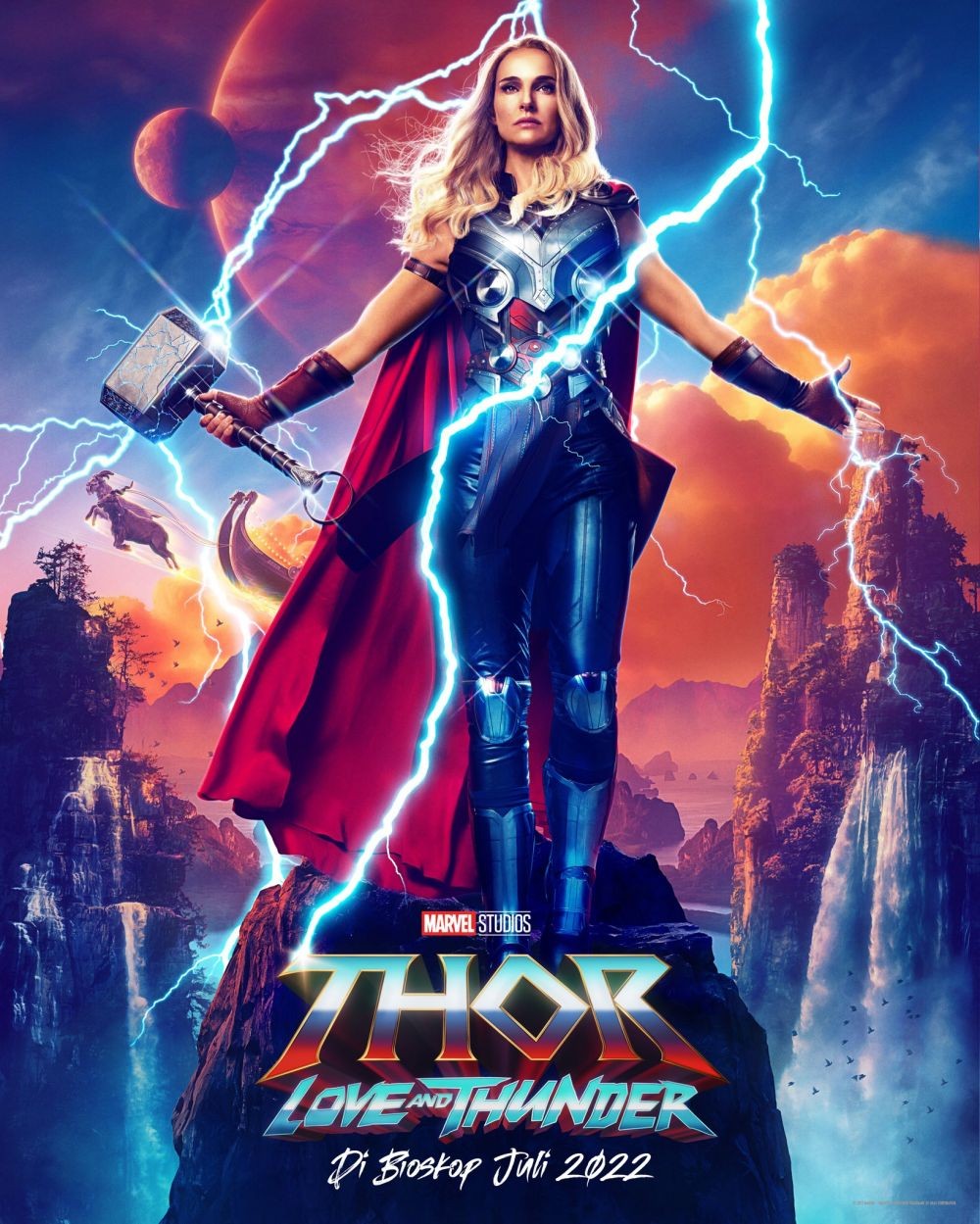 7 Poster Karakter Thor: Love and Thunder yang Dirilis Marvel