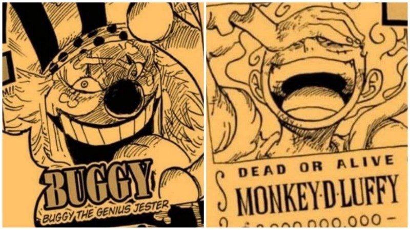 Buggy dan Luffy. (Dok. Shueisha/One Piece)