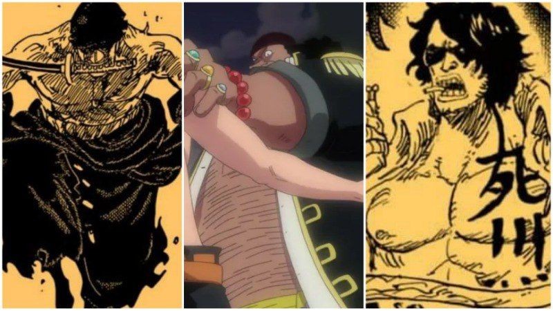 Zoro, Kurohige, dan Aramaki. (Dok. Shueisha/One Piece)