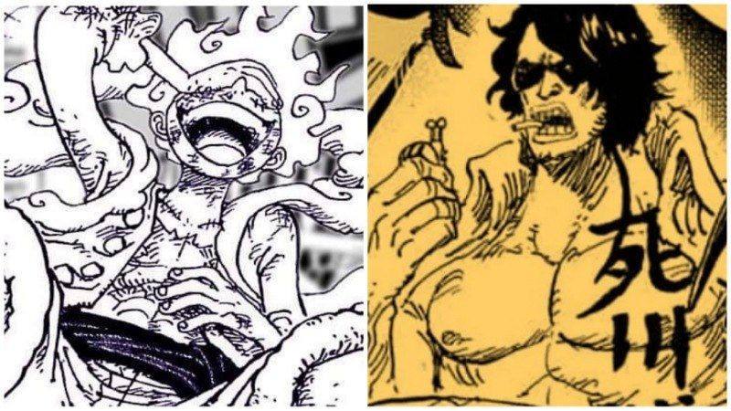 Luffy dan Ryokugyu. (Dok. Shueisha/One Piece)