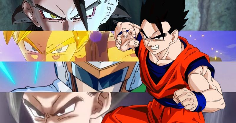 son gohan various transformation and form dragon ball super