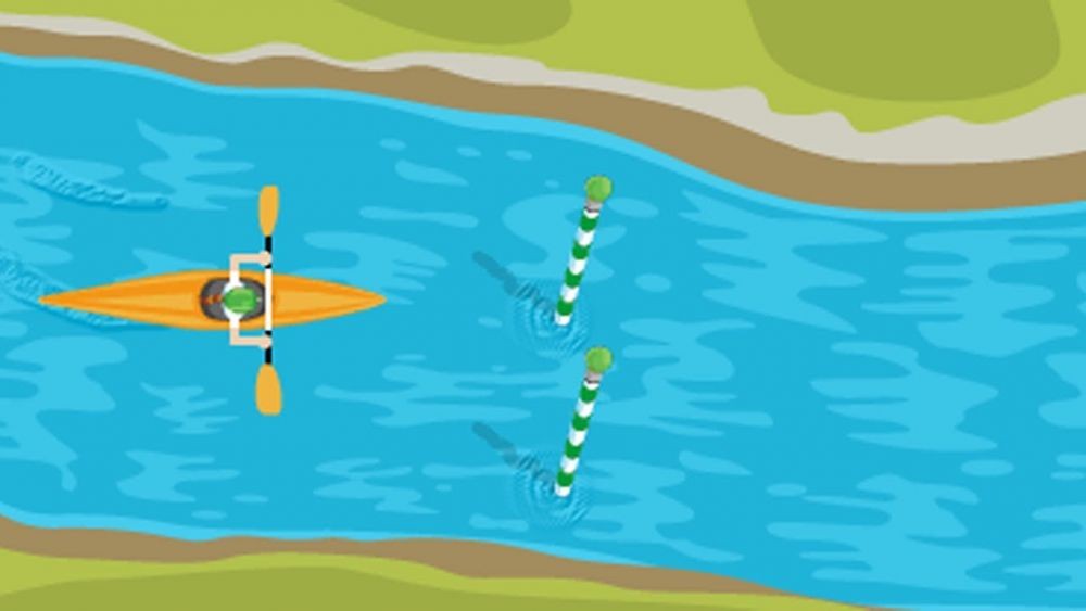 Google Doodle Slalom Canoe