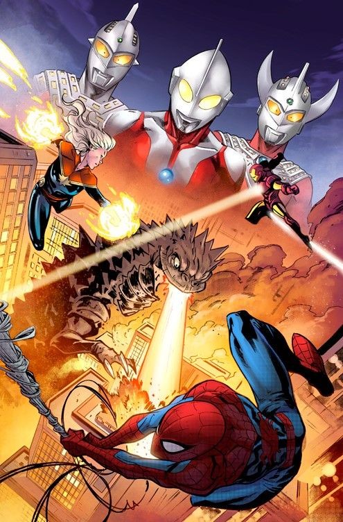 Ultraman Akan Bertemu Avengers di Kolaborasi Komik Marvel!