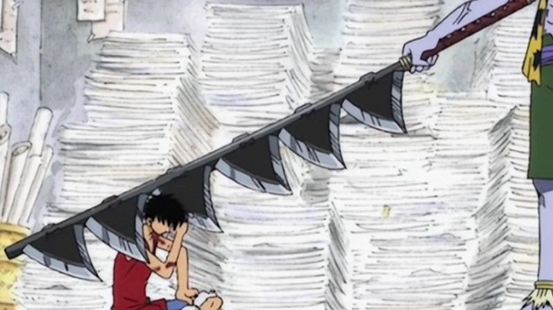 Luffy dan Kiribachi punya Arlong. (Dok. Toei Animation/One Piece)
