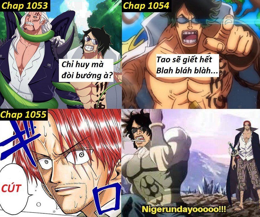 12 Meme One Piece Ryokugyu Takut Shanks Terkocak