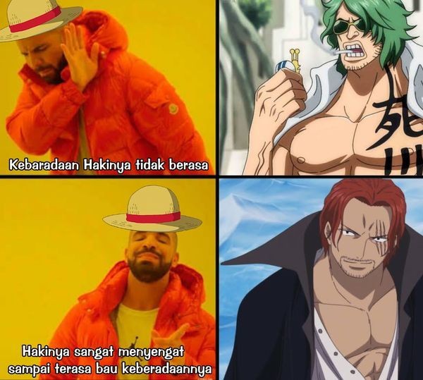 12 Meme One Piece Ryokugyu Takut Shanks Terkocak