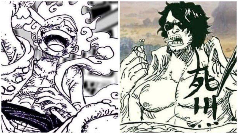 Luffy dan Ryokugyu. (Dok. Shueisha/One Piece)