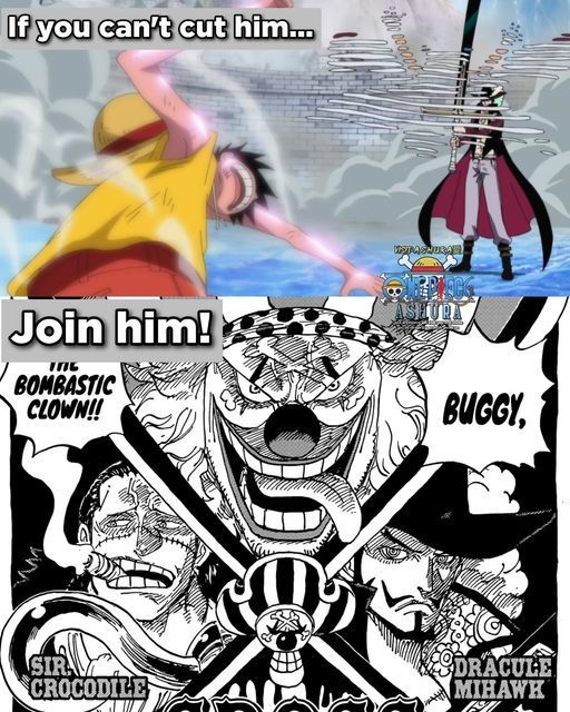 12 Meme Cross Guild One Piece, Kelompok Barunya Buggy