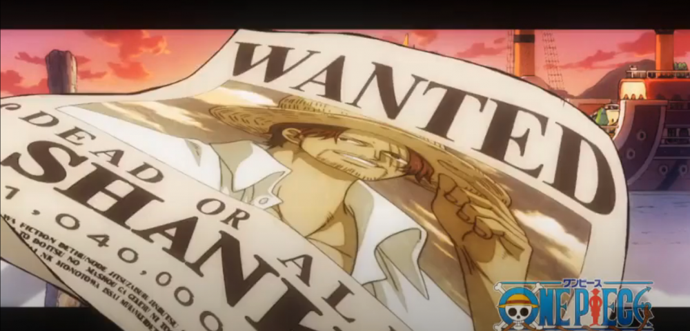 Poster lama Shanks. (Dok. Toei Animation/One Piece)