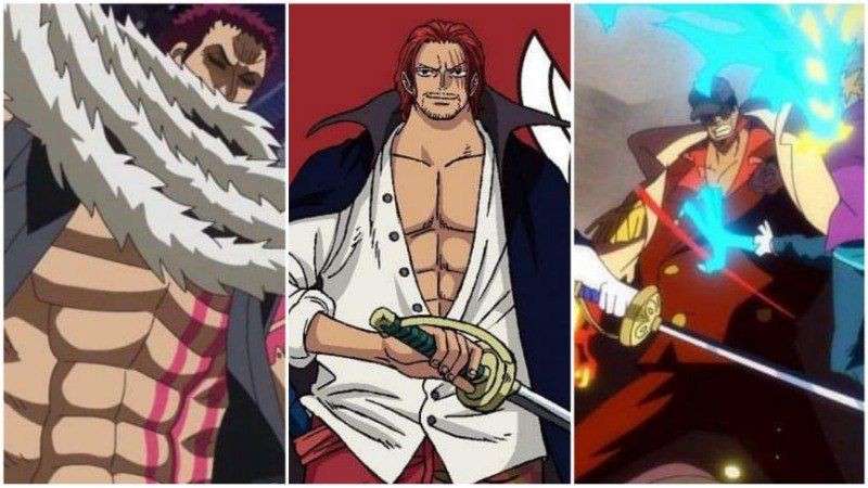 Katakuri, Shanks, Sakazuki. (Dok. Toei Animation/One Piece)