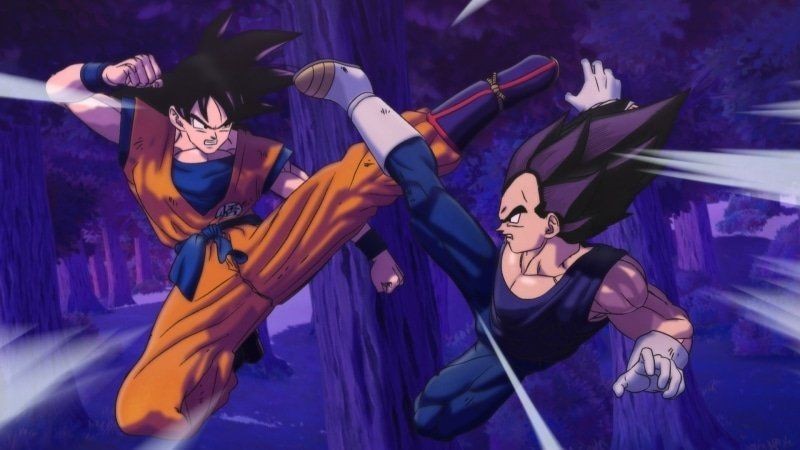 Goku lawan Vegeta. (Dok. Toei Animation/Dragon Ball Super: Super Hero)