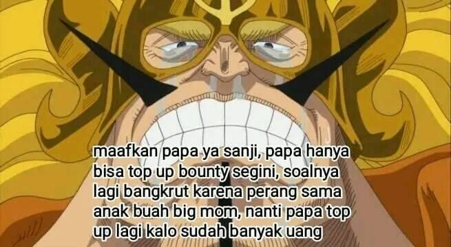 12 Meme Bounty Sanji Disalip Jinbe di One Piece Terkocak