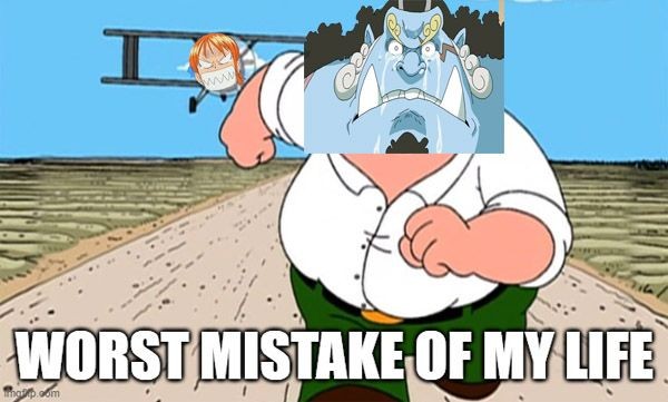 11 Meme Jinbe Takut Sama Nami di One Piece Terkocak