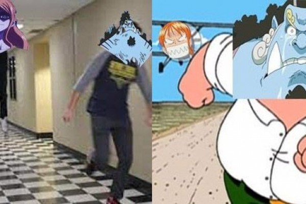 11 Meme Jinbe Takut Sama Nami di One Piece Terkocak