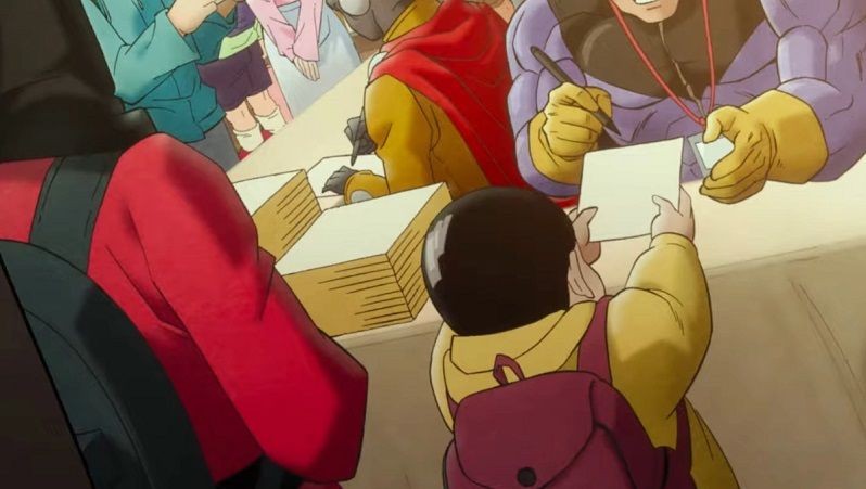 Dr. Hedo di acara tanda tangan. (Dok. Toei Animation/Dragon Ball Super: Super Hero)