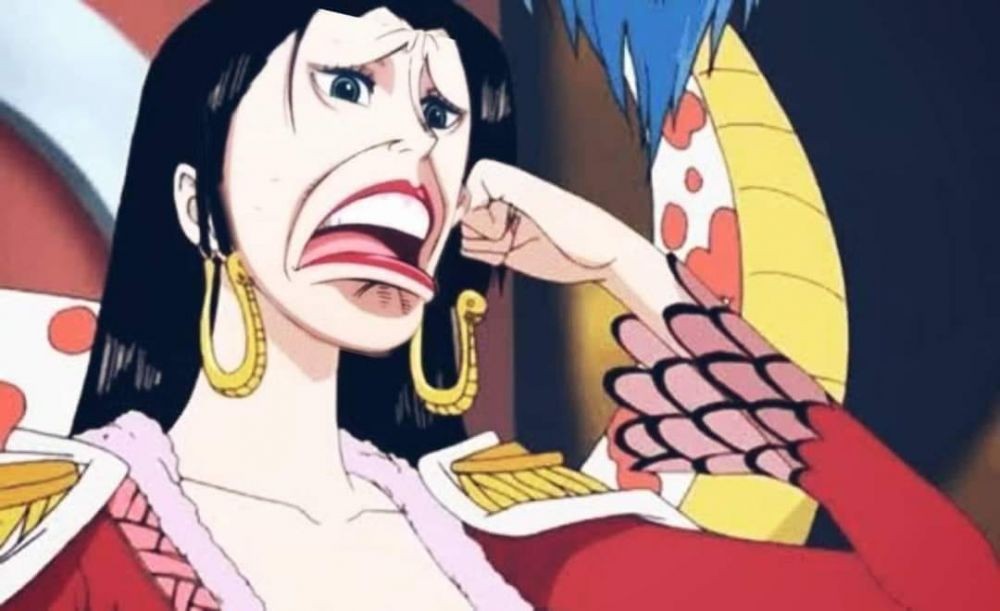 10 Meme Jika Kurohige Mendapat Kekuatan Boa Hancock di One Piece