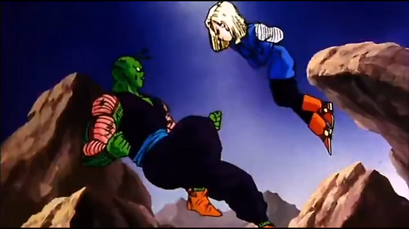 Piccolo tak bisa berbuat banyak lawan Future 18. (Dok. Toei Animation/Dragon Ball)