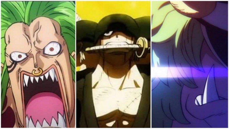 Bartolomeo, Zoro, dan Sasaki. (Dok. Toei Animation/One Piece)