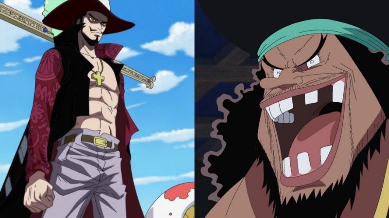 Mihawk dan Kurohige. (Dok. Toei Animation/One Piece)