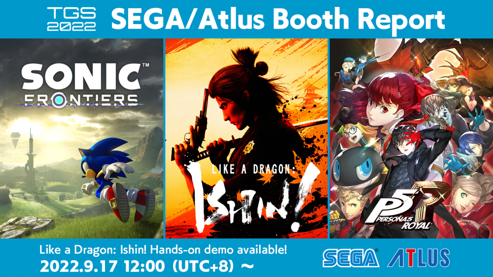 Jadwal Booth Sega Atlus TGS 2022 Sudah Tersedia!