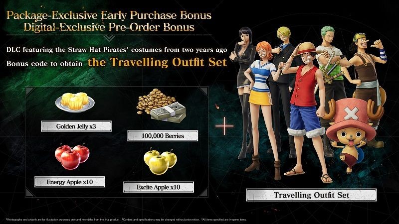 Package-exclusive early purchase bonus One Piece Odyssey. (Dok. Bandai Namco/One Piece Odyssey)