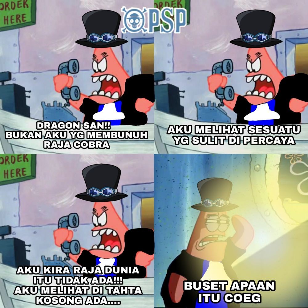 10 Meme Nasib Sabo di Lulusia One Piece Terkocak