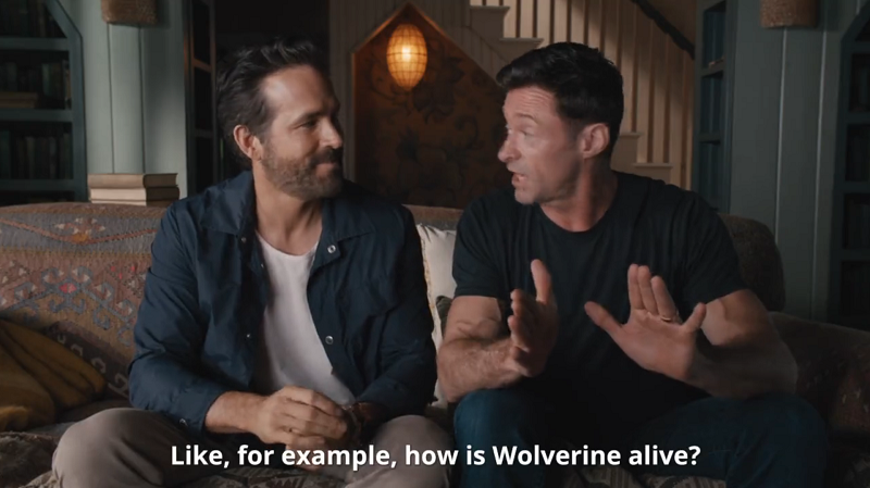 Ryan Reynolds dan Hugh Jackman soal Wolverine hidup (twitter.com/VancityReynolds)