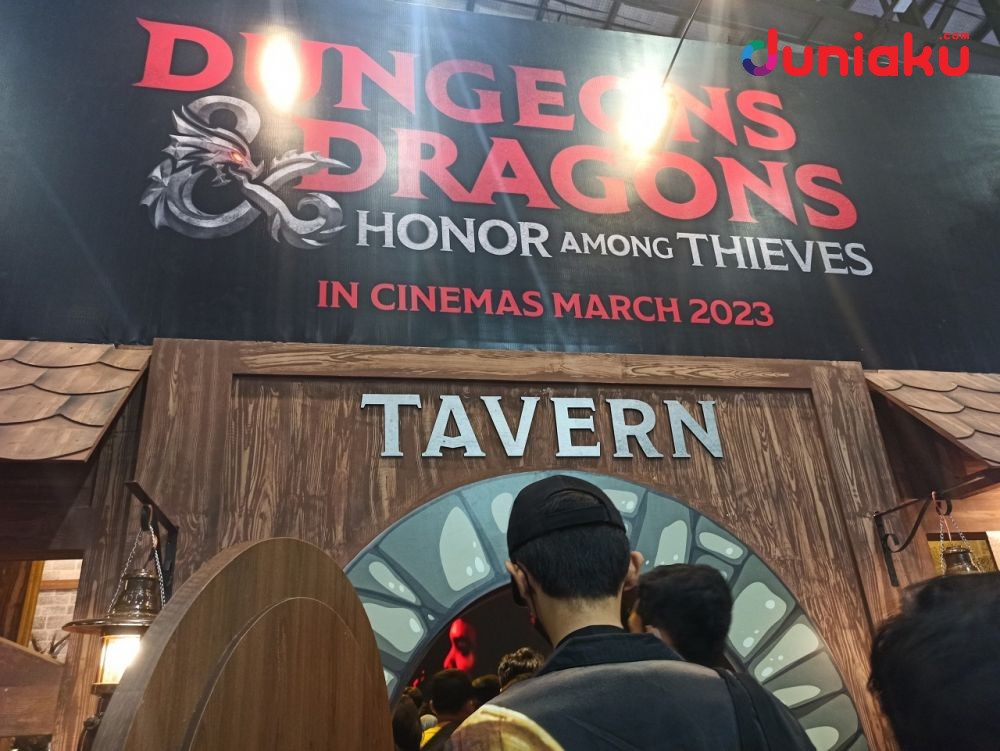 Pintu masukTavern Dungeon & Dragons Honor Among Thieves. (Dok. Duniaku.com/Fahrul Razi Uni Nurullah)