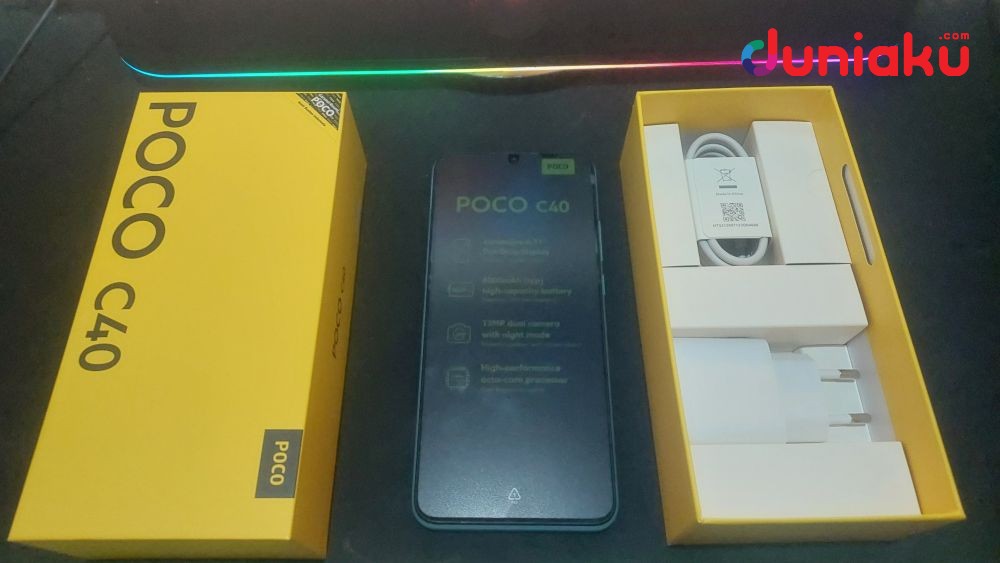 Review Smartphone POCO C40, Ponsel Budget Desain Gak Main-main!