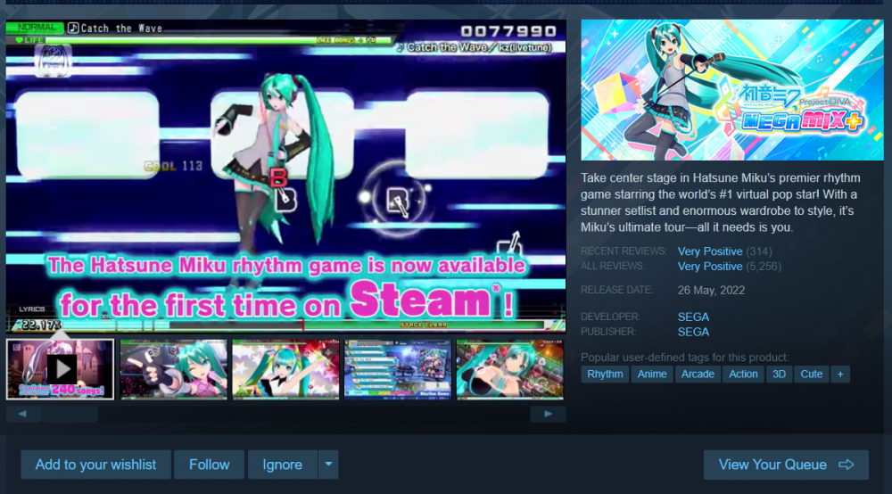 SEGA Mega Mix Sale Berlangsung di Steam! Diskon Besar!