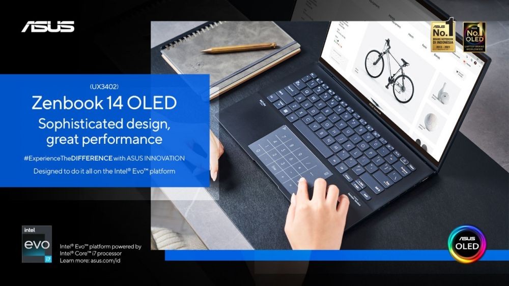 ASUS Zenbook 14 OLED UX3402, Laptop Premium Rasa Ringkas!