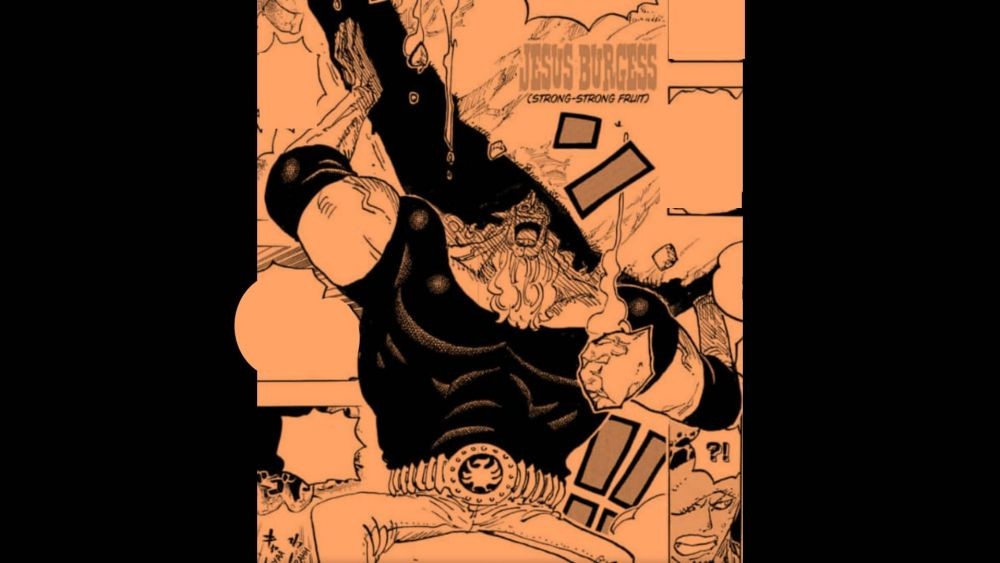 Kekuatan Riki Riki no Mi Jesus Burgess. (Dok. Shueisha/One Piece)