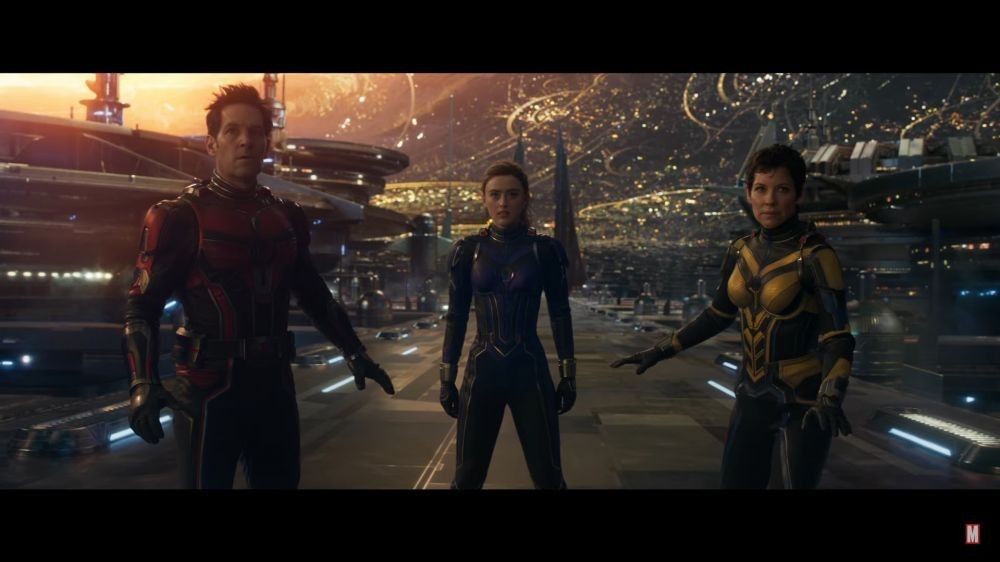 Scott Lang, Cassie Lang, dan Hope van Dyne. (Dok. Marvel Studios/Ant-Man and the Wasp: Quantumania)