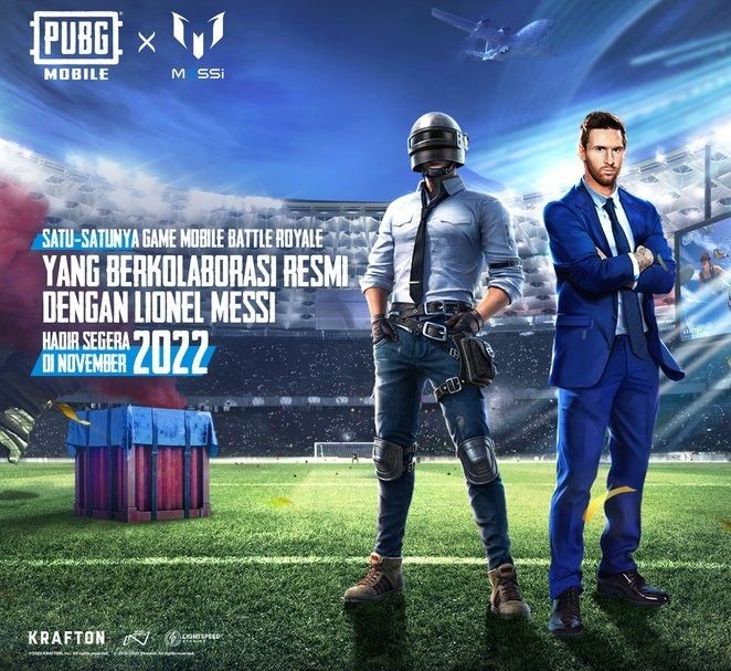 PUBG Mobile x Lionel Messi Mulai Datang Bulan Depan!