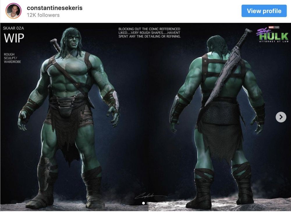 Begini Konsep Awal Skaar di She-Hulk yang Sekeren di Komiknya!