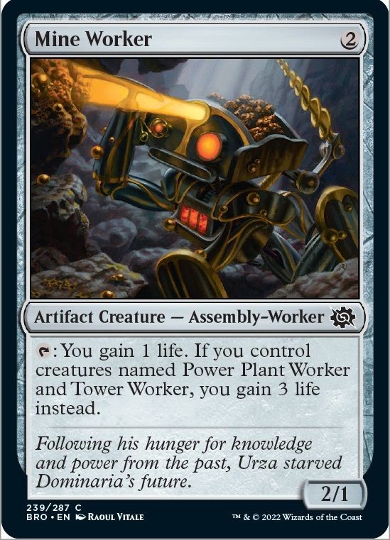 Magic: The Gathering Brothers' War: Preview Kartu Mine Worker!