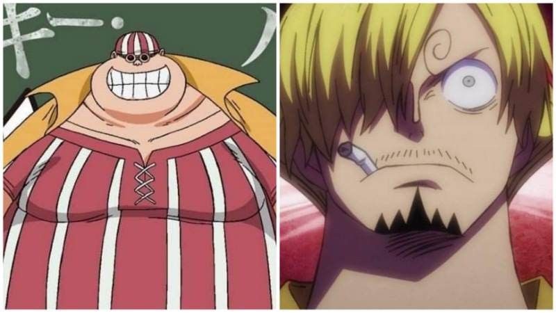 Lucky Roux dan Sanji, dua koki Yonko. (Dok. Toei Animation/One Piece)