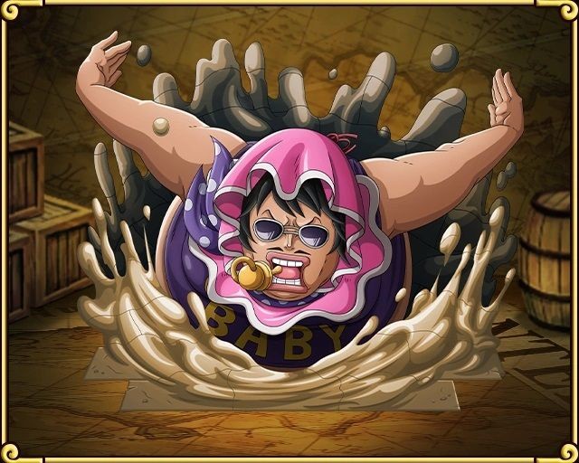 Senor Pink berenang, ditampilkan di OPTC. (Dok. Bandai Namco, Shueisha/One Piece Treasure Cruise)