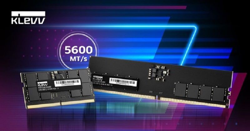 KLEVV Luncurkan Memori Komputer dengan Standar DDR5 5600MT/s Baru!