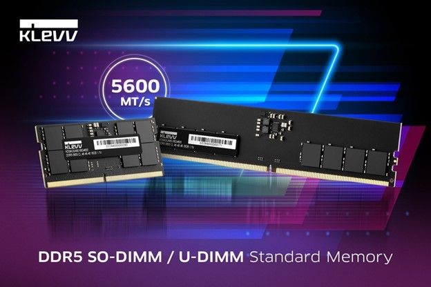 KLEVV Luncurkan Memori Komputer dengan Standar DDR5 5600MT/s Baru!