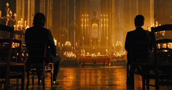 John Wick dan Caine bertemu di gereja